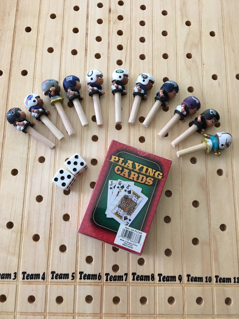 Football. Dice Game. Board Game Etsy