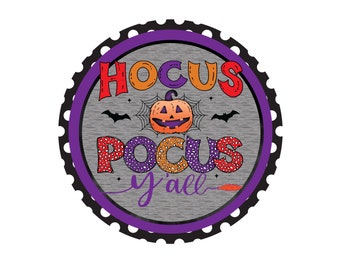 Halloween Wreath Sign, Pumpkin Wreath Sign, Signs For Wreaths, Wreath Attachments, Aluminum Wreath Sign, 8 In Wreath Sign