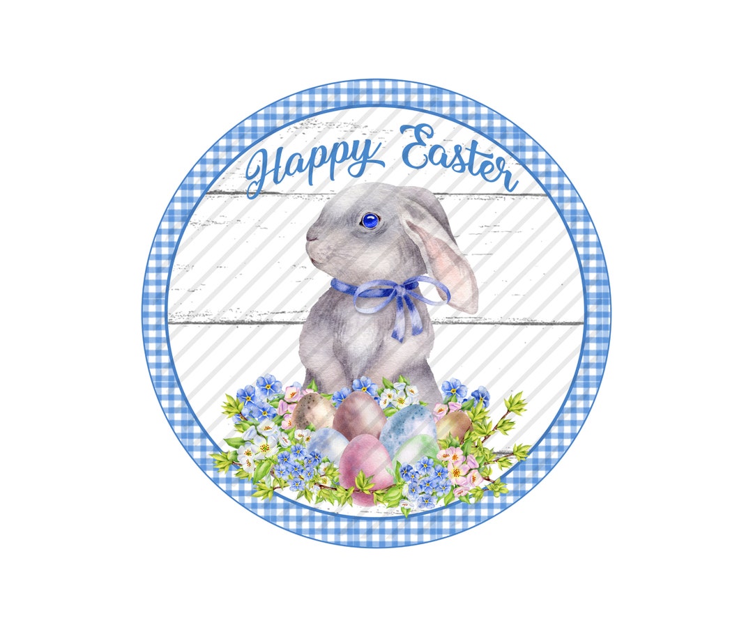 Welcome Spring Summer Sign for Wreath. Easter Egg Sign for Wreath ...