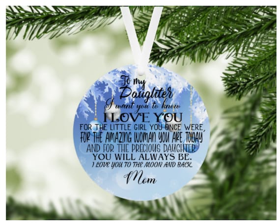 Mom and son christmas ornament 2025