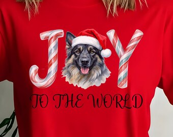 Shiloh Shepherd Christmas Unisex TShirt, Shiloh Shepherd Apparel, Christmas Shirts,