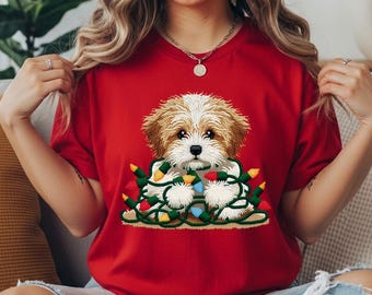 Latch Hook Yarn Crochet Christmas Puppy Digital Download PNG, Faux Yarn Digital Designs,  Trendy Christmas Faux Embroidery, Instant Download