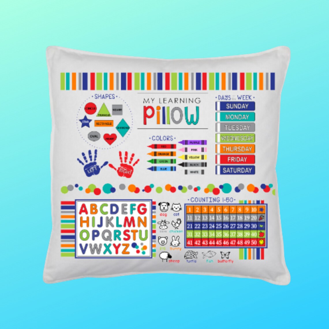 Kids Pillow Customized Pillow Alphabet Pillow Gifts for Etsy