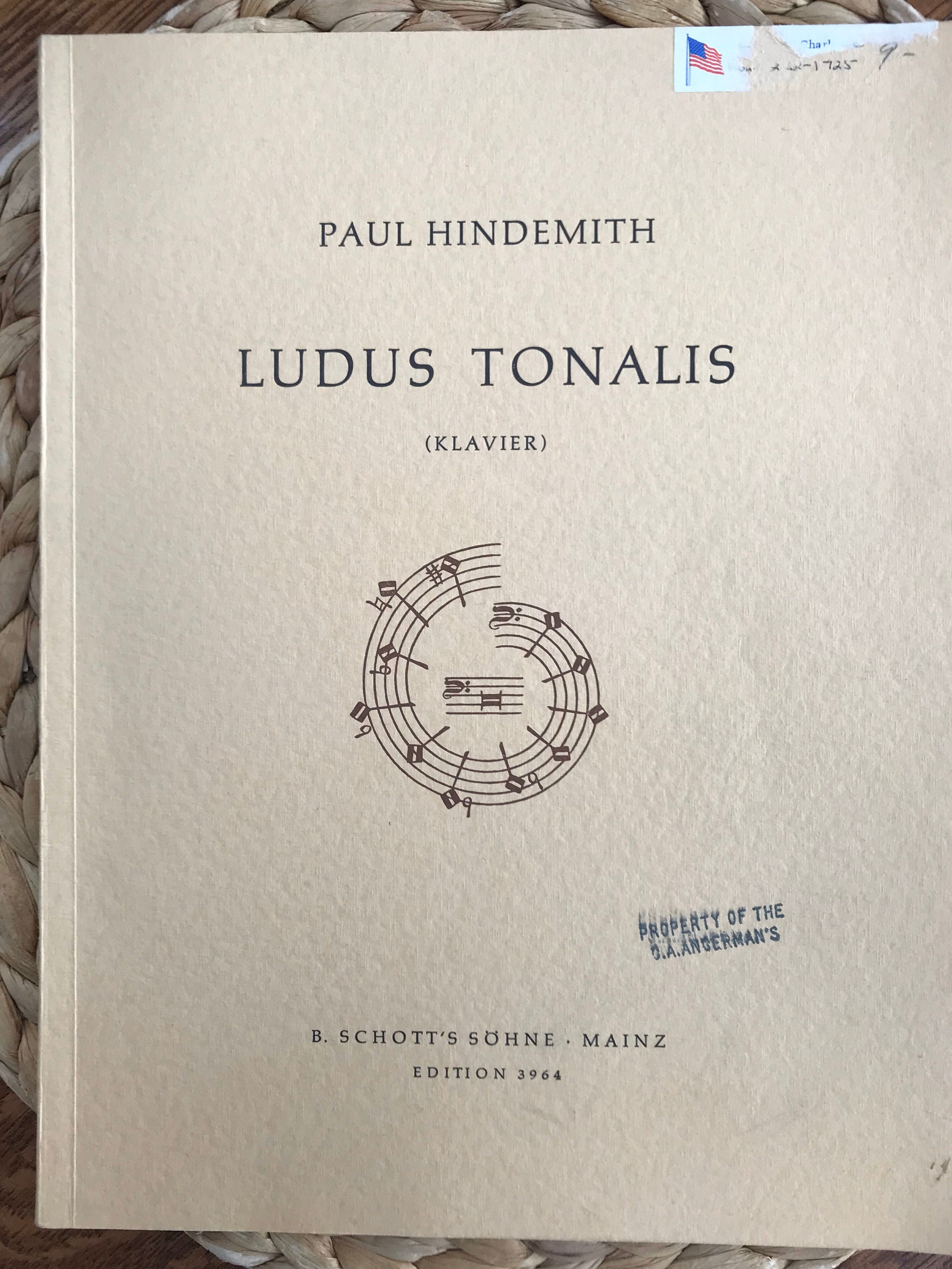 paul hindemith ludus tonalis