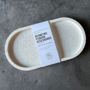 Oval Concrete coaster. Candle coaster. Flower pot coaster. Key tray. Home decor. Jewelry tray. Modern interior decor. Industrial home decor