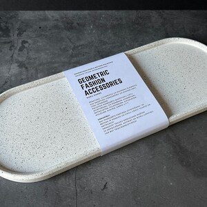 Large oval concrete coaster. Modern interior decor. Tray for accessories. Industrial home decor. Functional tray for storing accessories.