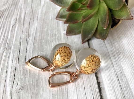resin plant jewelry