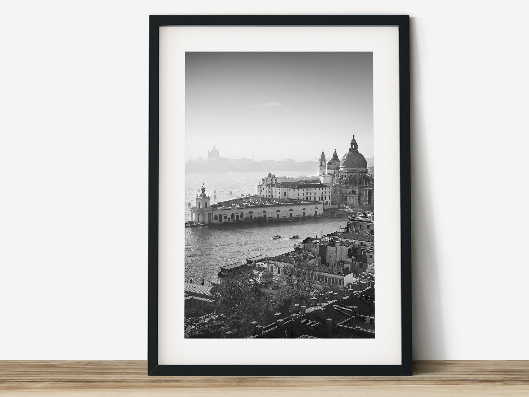 Venice in Italy Black & White Travel Photography. Printable - Etsy