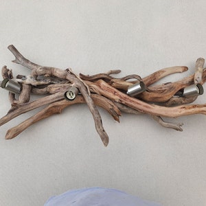 Ceiling light with 4 spots in Driftwood "SPOOTY 4"