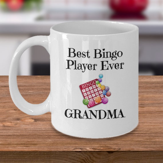 Best Bingo Player Ever Grandma Mug Etsy