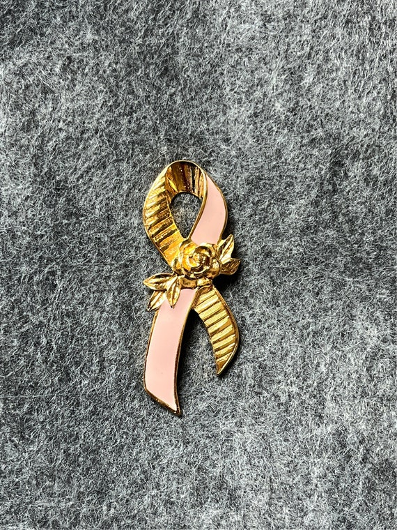 Vintage Avon Breast Cancer Awareness Pin - image 7