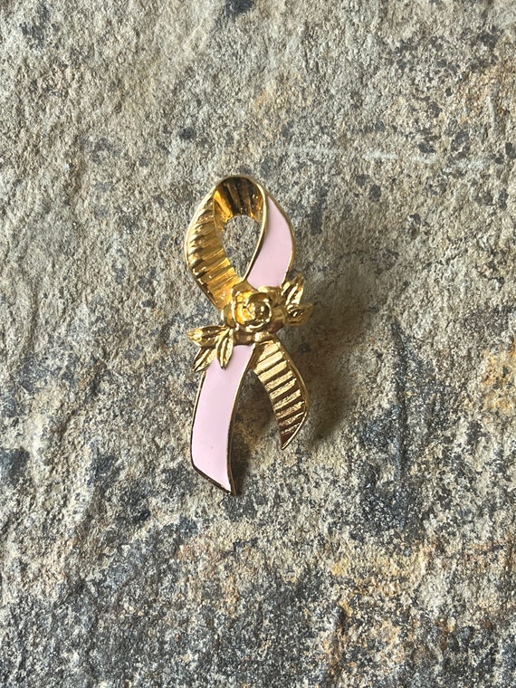 Vintage Avon Breast Cancer Awareness Pin - image 3
