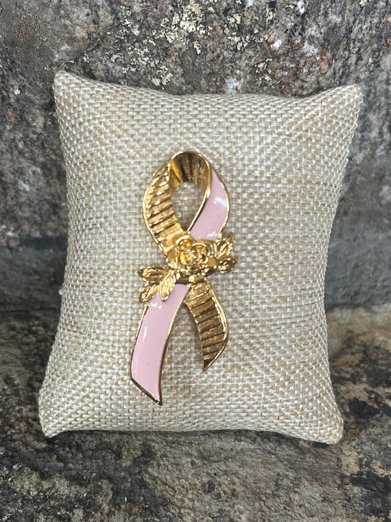Vintage Avon Breast Cancer Awareness Pin - image 2