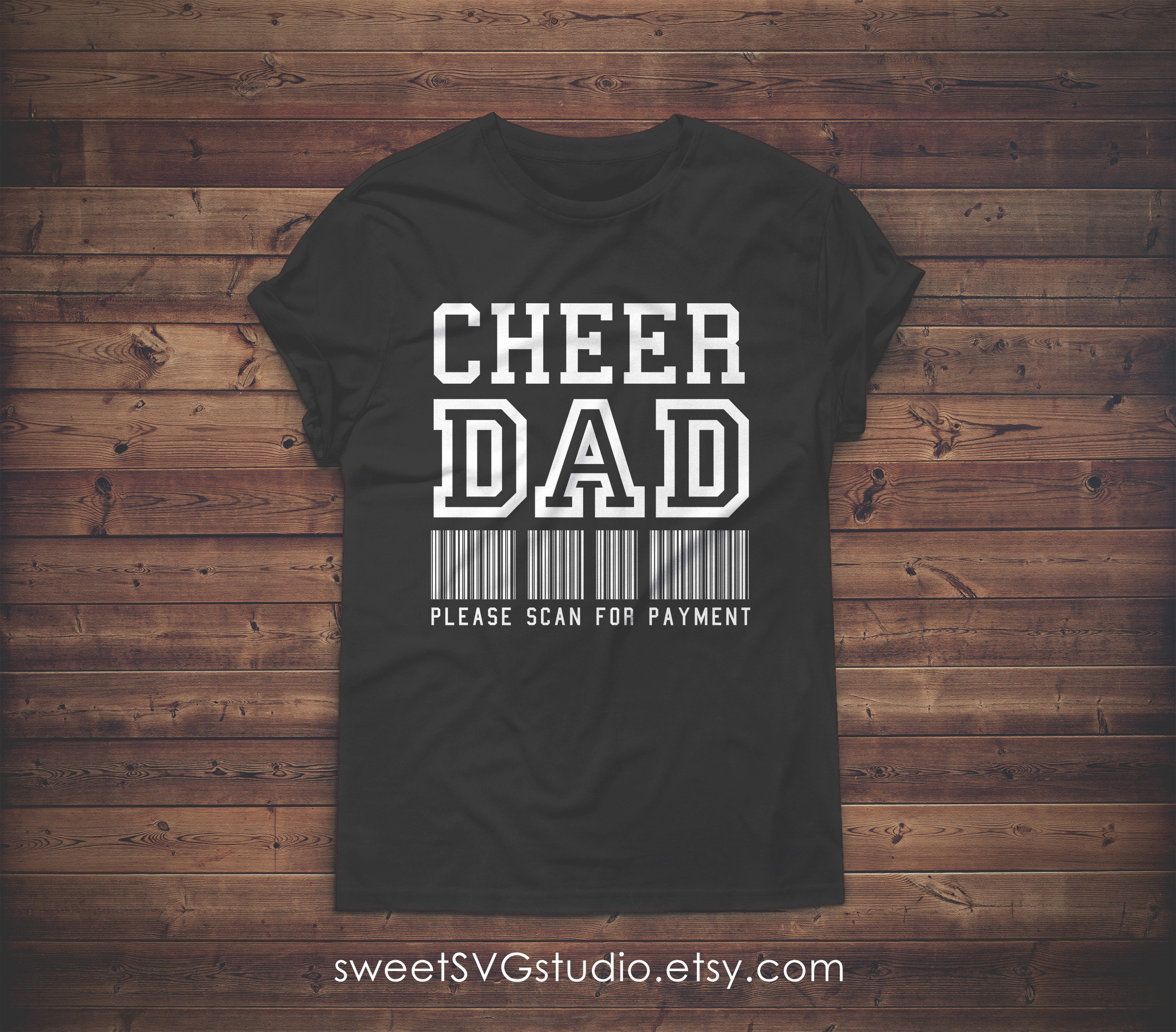 Download Cheer Dad SVG Cheer Dad DXFCheer Dad Please Scan For | Etsy