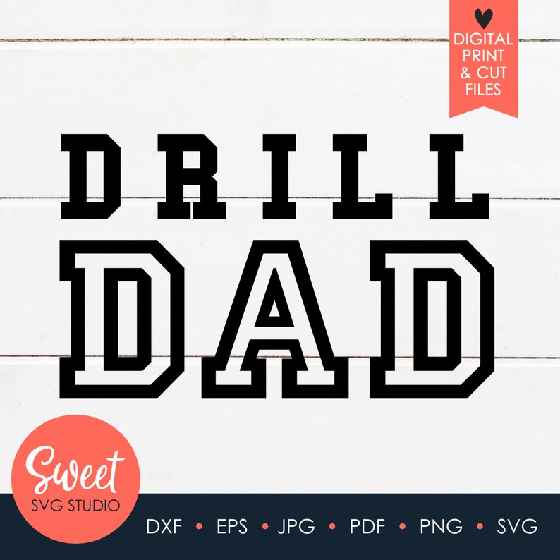 Download Drill Dad SVG Drill Dad Silhouette svg drill svg drill ...