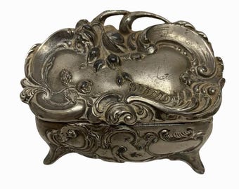 Cofanetto portagioie antico in stile Art Nouveau – Jennings Brothers (JB 930)