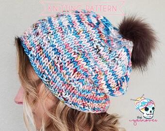 KNITTING PATTERN - Fennec Fox Bulky Beanie