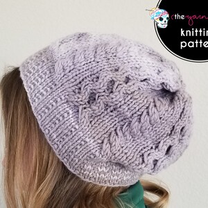 KNITTING PATTERN - Cable Twist Beanie