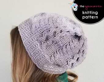 KNITTING PATTERN - Cable Twist Beanie