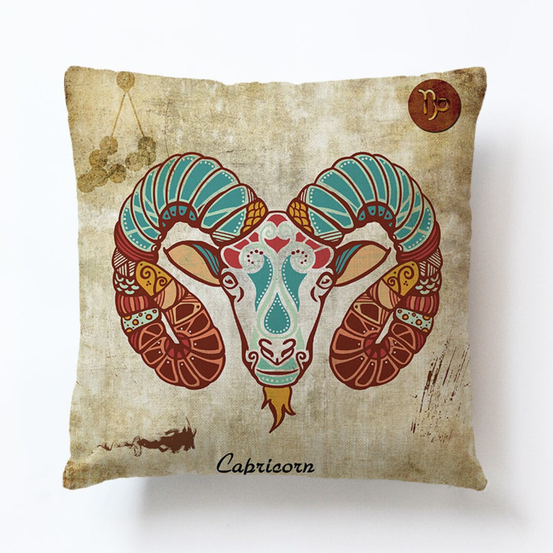 Zodiac pillow cover Zodiac sign pillow Decorative Etsy