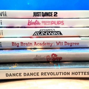 Wii games with case and instruction manuals. All Tested