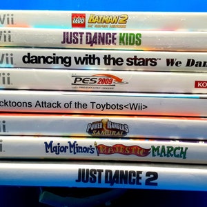 Wii games  , no  instruction manuals, case, and disc only. All Tested