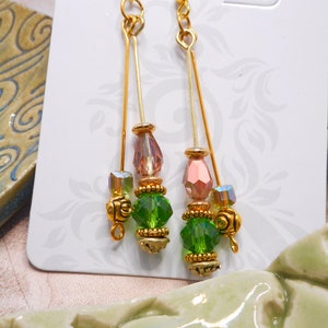 Fashion Earrings. Dangle style original handmade earring .