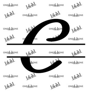 Split Letter Monogram Initial C ,SVG, Eps, Png, Split Letter Monogram Svg, Split Letter Monogram for Cricut & Silhouette, Svg Cut FIles