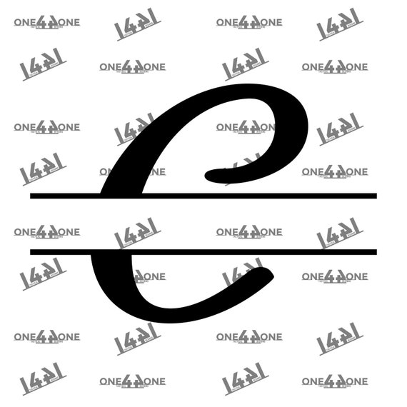 Download Split Letter Monogram Initial C Svg Eps Png Split Letter Etsy