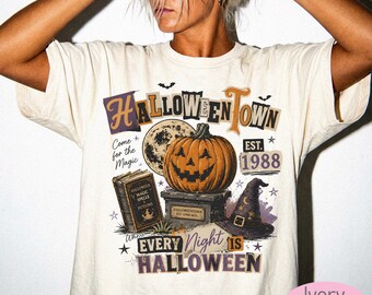 Halloweentown Halloween Shirt | Comfort Colors Vintage Tee