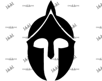 Spartan Helmet Molon Labe Spartans Warrior Cutting File png ai eps svg Vector Digital cut file Download Military Silhouette Cricut Patriotic