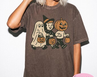 Vintage Trick Or Treaters Shirt | Comfort Colors Retro Halloween Tee