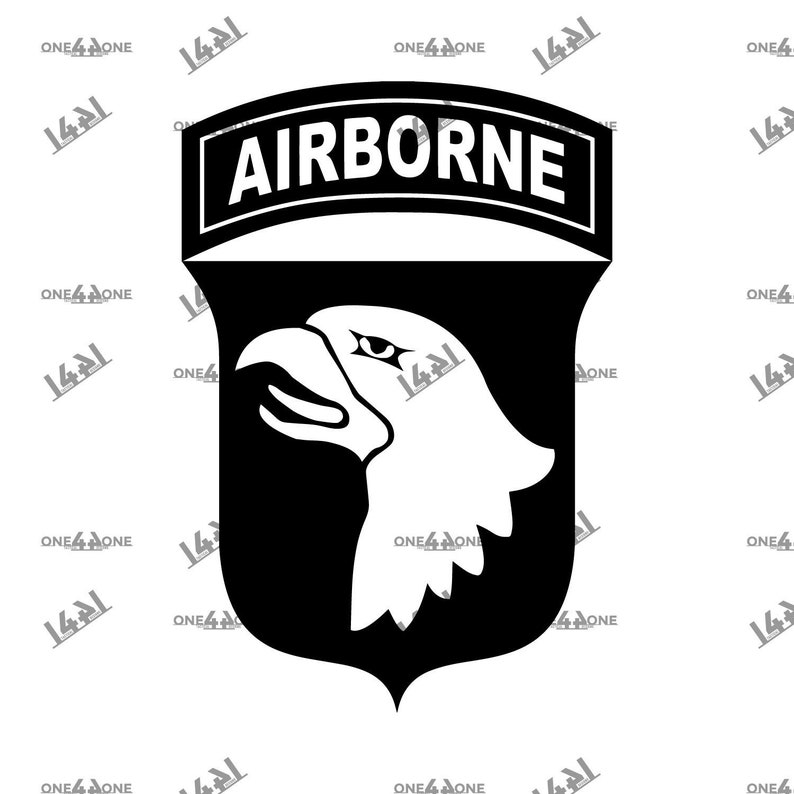 US Army 101st Airborne Screaming Eagles Cutting File Png Ai Etsy