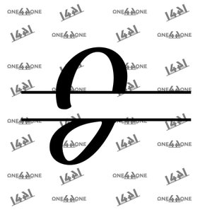 Split Letter Monogram Initial J ,SVG, Eps, Png, Split Letter Monogram Svg, Split Letter Monogram for Cricut & Silhouette, Svg Cut FIles