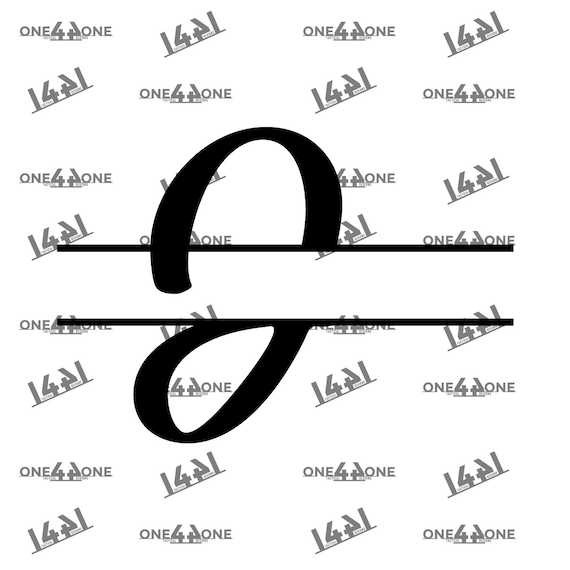 Download Split Letter Monogram Initial J Svg Eps Png Split Letter Etsy