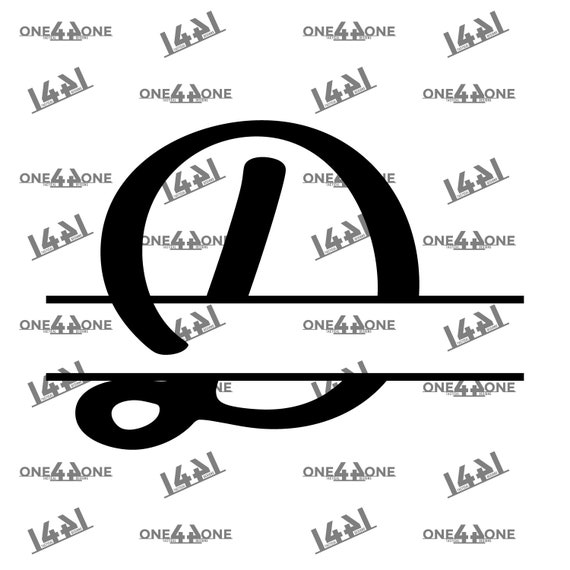 Download Split Letter Monogram Initial D Svg Eps Png Split Letter Etsy