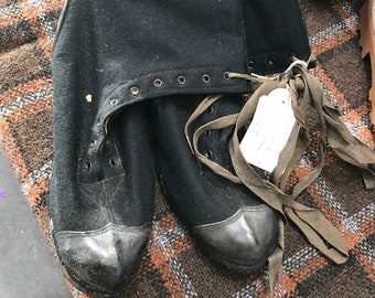 Vintage Deadstock Französische Stiefel um 1900