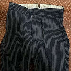 Vintage Austin Reed British dress trousers circa 1940s with original maker’s buttons