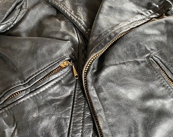 Vintage motorcycle jacket circa 1960s from San Francisco maker, great piece.