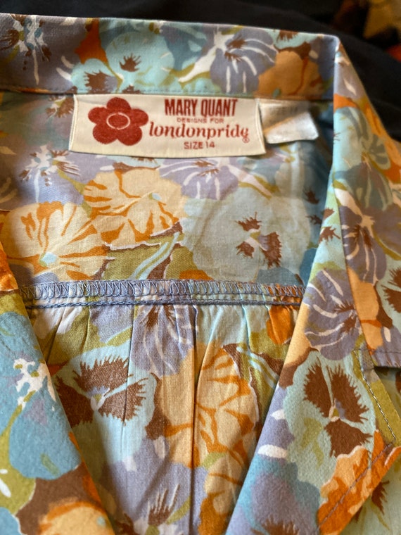 Vintage Mary Quant Designs for London Pride blouse