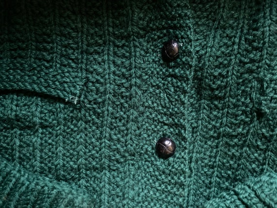 Vintage handknit British sweater circa 1950s - image 8