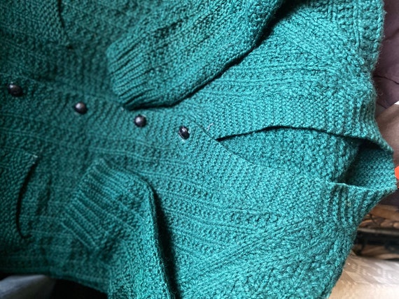 Vintage handknit British sweater circa 1950s - image 9