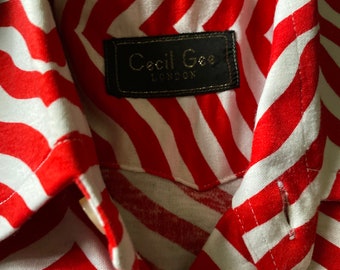 Vintage Cecil Gee London 1970s Men’s cotton shirt