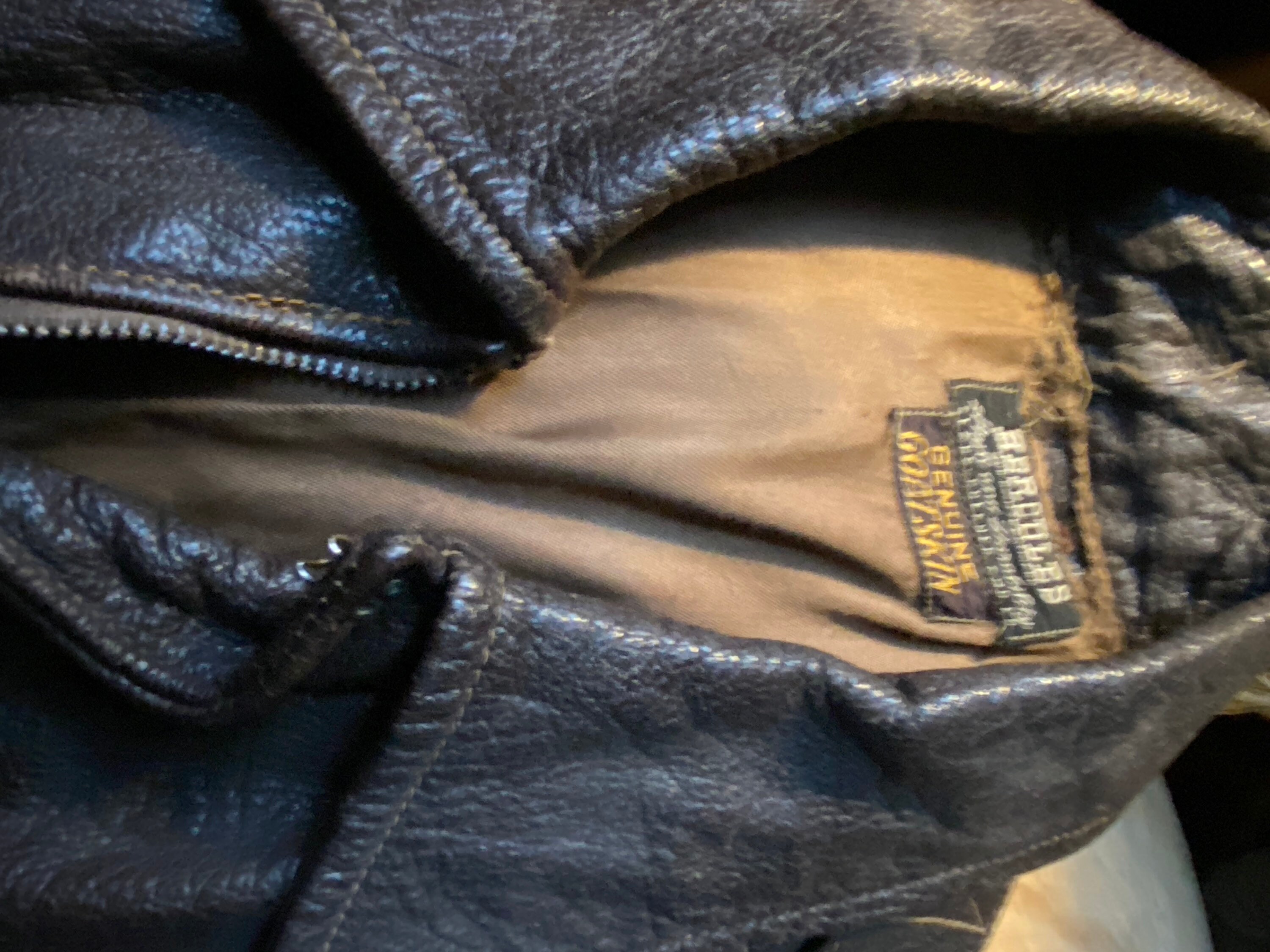 1940s Leather Jacket - Etsy