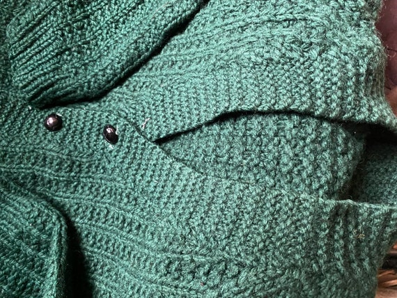 Vintage handknit British sweater circa 1950s - image 1