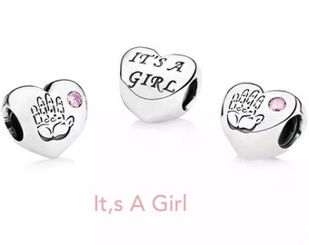 charm pandora it's a girl charm pandora it's a girl