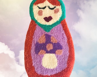 Russian Doll Rug, Russian Doll Wall Hanging