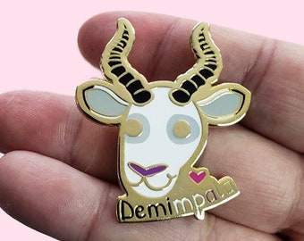 Demimpala Enamel Pin, Demisexual Pride Pin