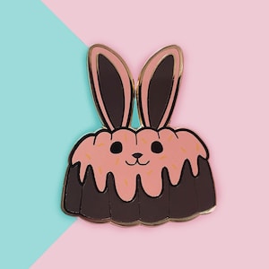 Bundt Cake Bunny Sweet Treat Pals Hard Enamel Pin