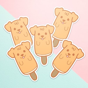 Pupsicle Puppy Vinyl Sticker